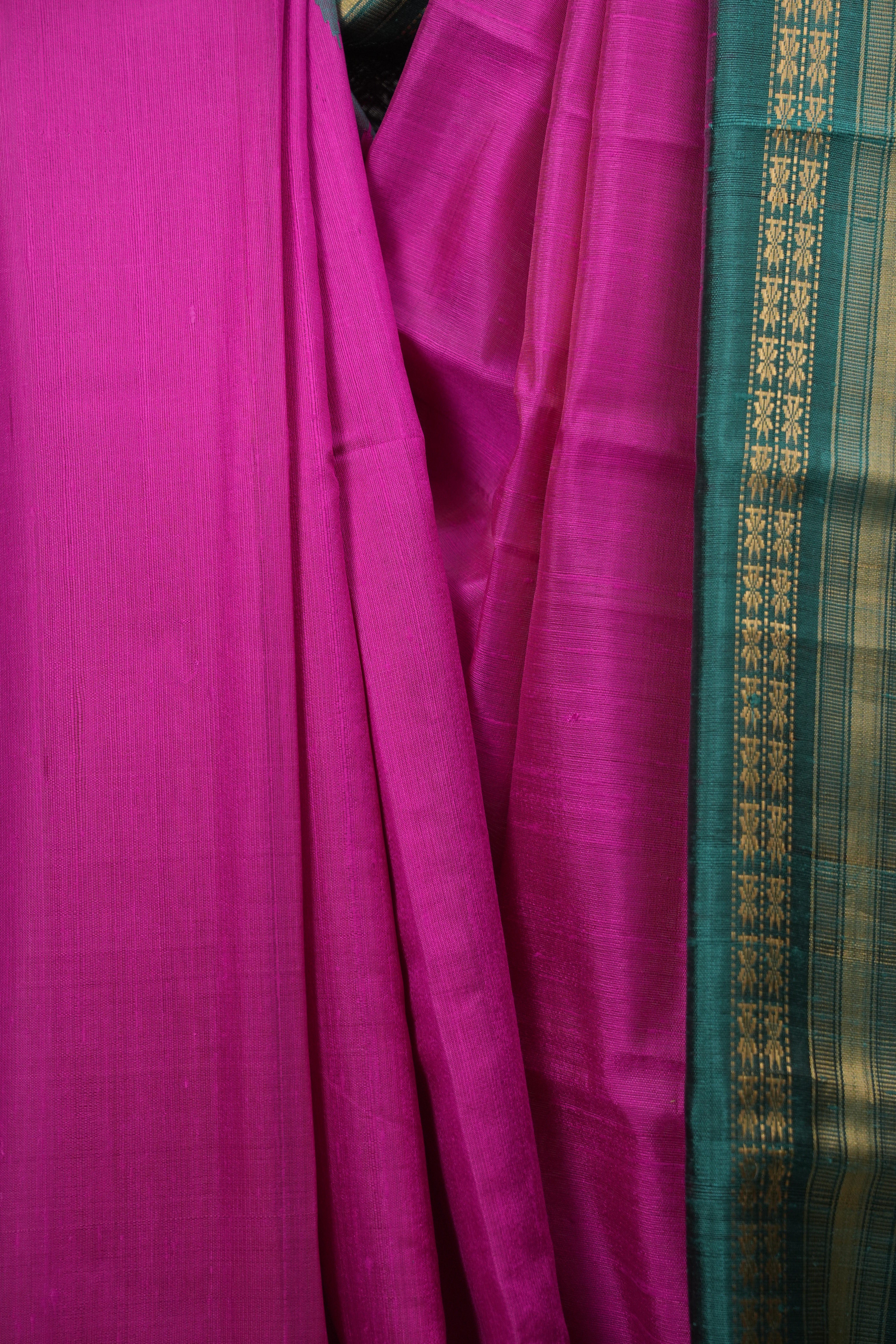 Pink Raw Silk Saree - SRPRSS1133