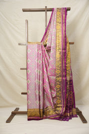 Lavender Rajkot Patola Silk Saree - SRLRPSS532