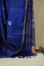 Royal Blue Soft Silk Saree - SRRBSSS455