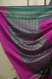 Pink Raw Silk Saree - SRPRSS1133