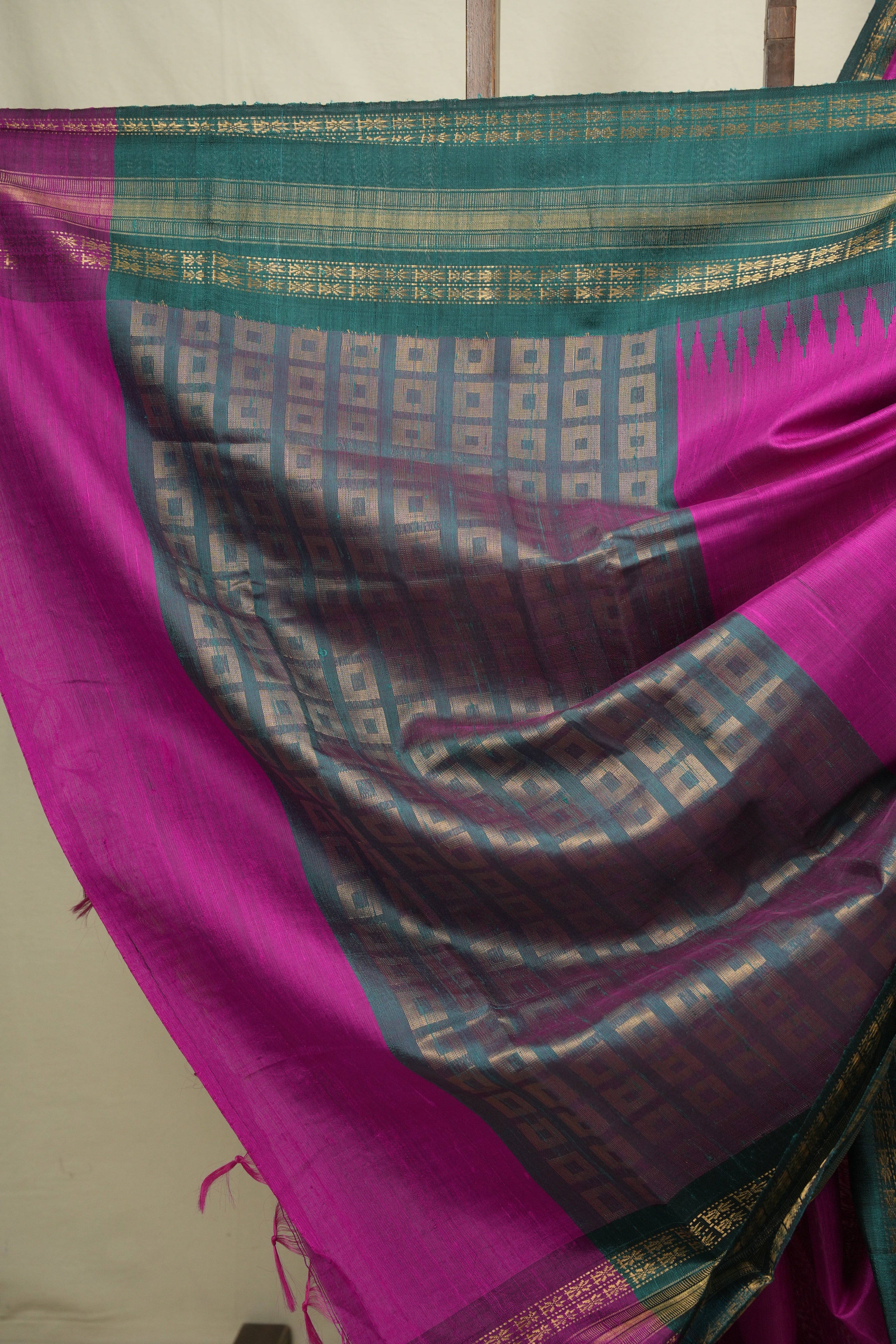 Pink Raw Silk Saree - SRPRSS1133