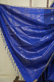 Royal Blue Soft Silk Saree - SRRBSSS455