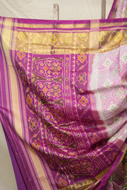 Lavender Rajkot Patola Silk Saree - SRLRPSS532