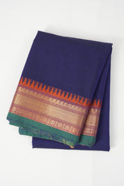 Navy Blue Kanchi Cotton Saree - SRNBKCS977