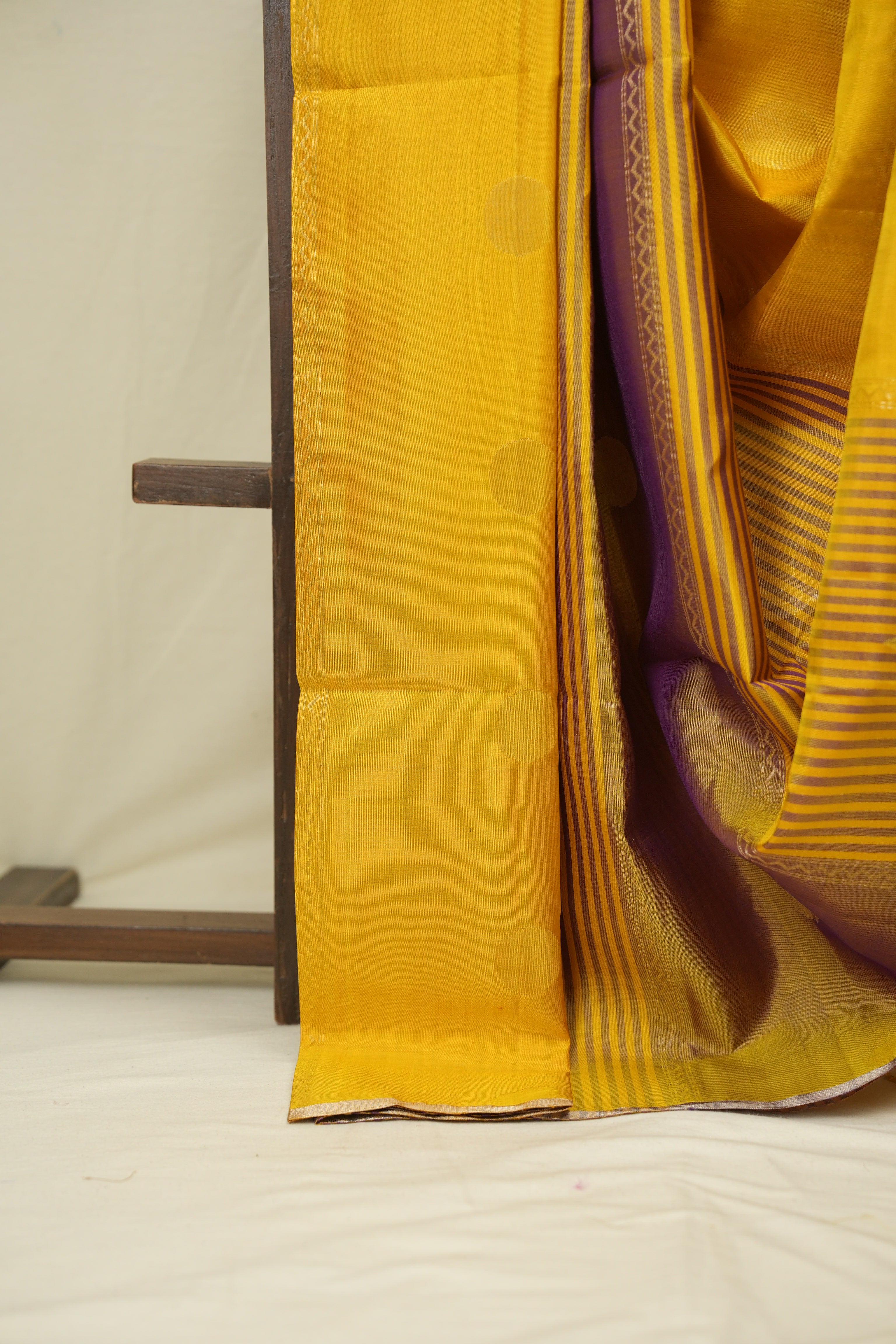 Dual Tone Purple Soft Silk Saree - SRDTPSSS453