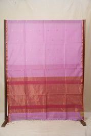Lilac Pink Maheshwari Saree - SRLPMS999