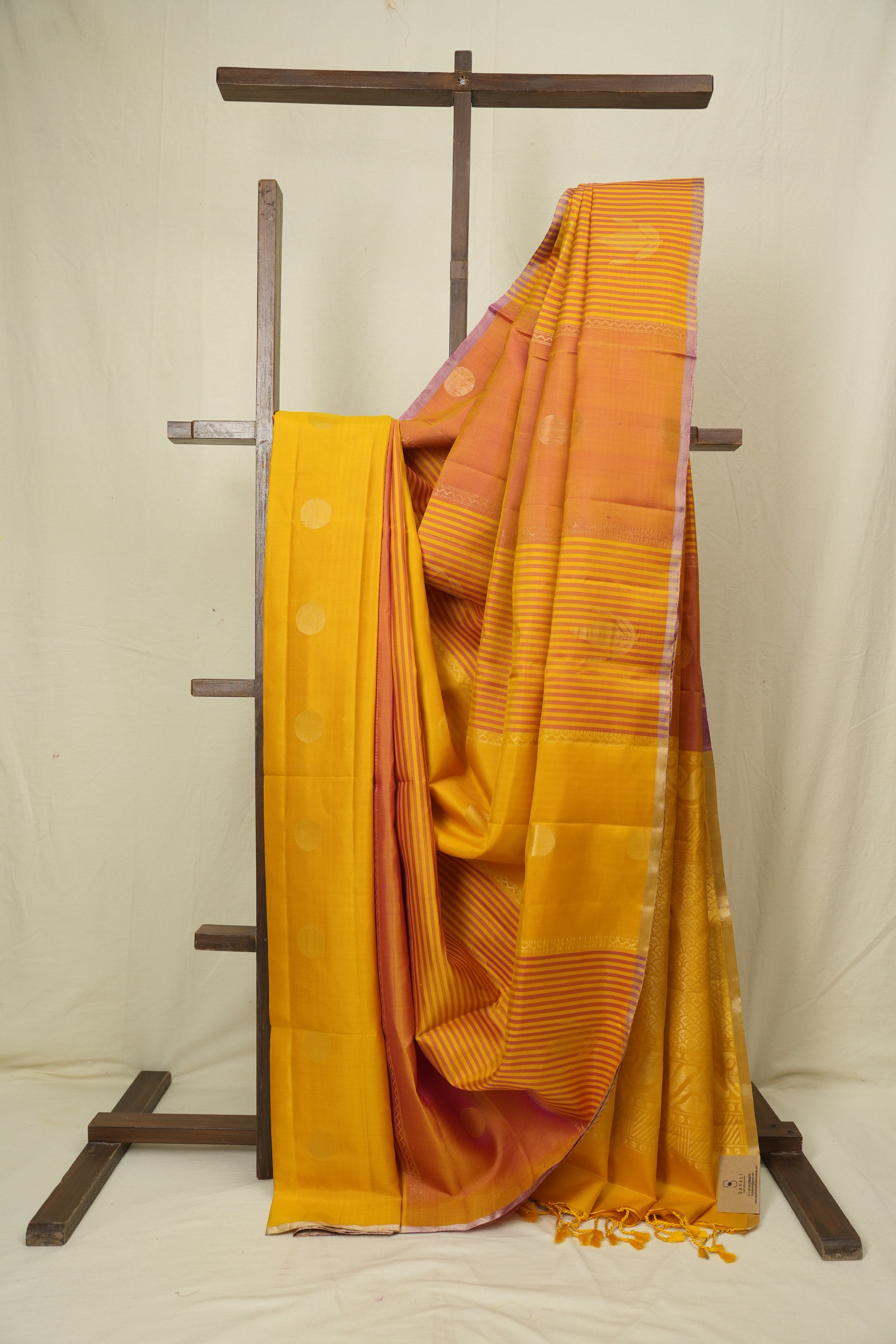 Dual Tone Pink Soft Silk Saree - SRDTPSSS454