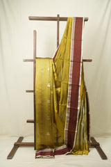Mehendi Green Chanderi Silk Saree - SRMGCSS532