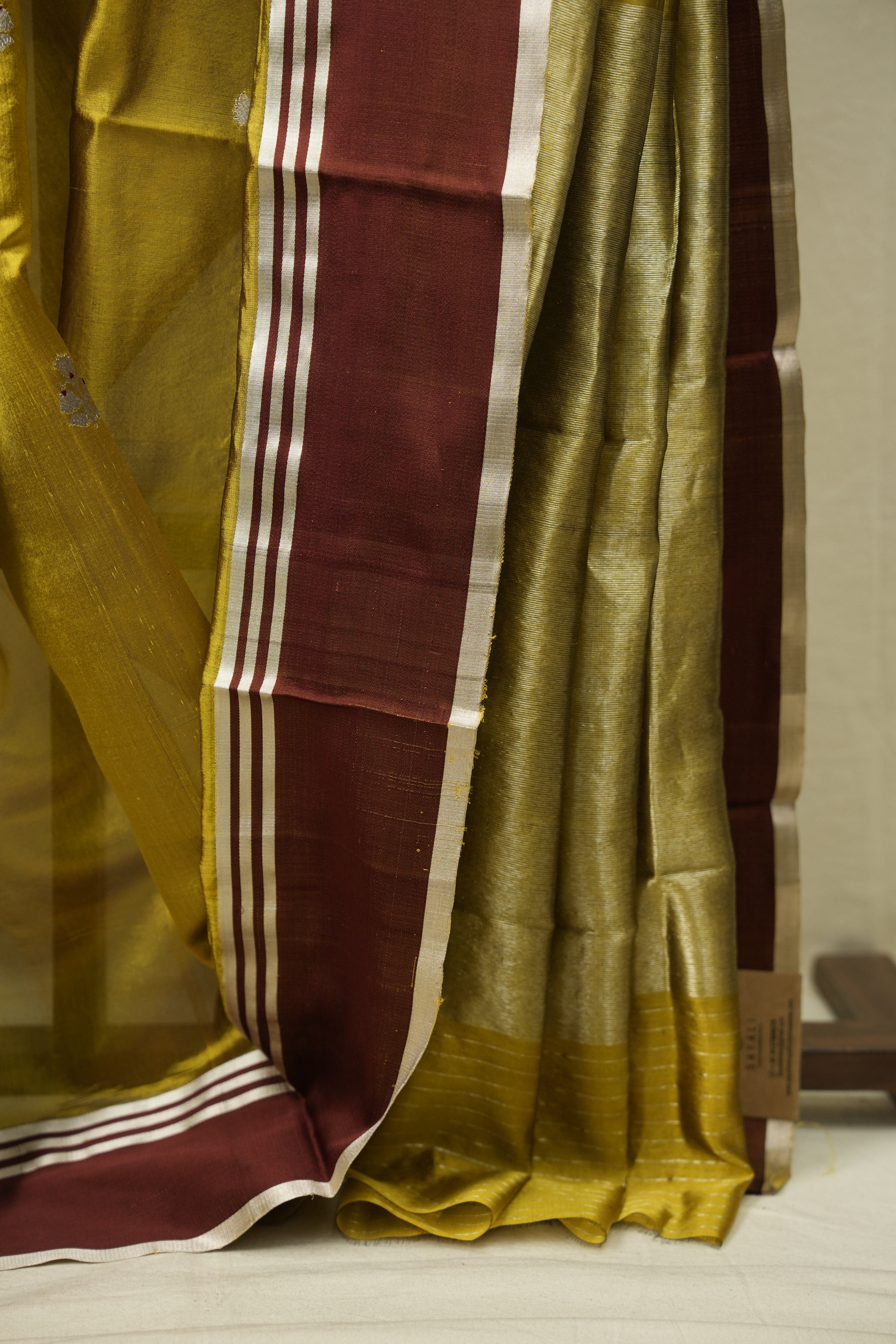Mehendi Green Chanderi Silk Saree - SRMGCSS532