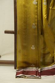 Mehendi Green Chanderi Silk Saree - SRMGCSS532