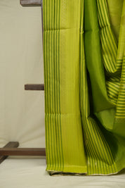 Green Soft Silk Saree - SRGSSS456