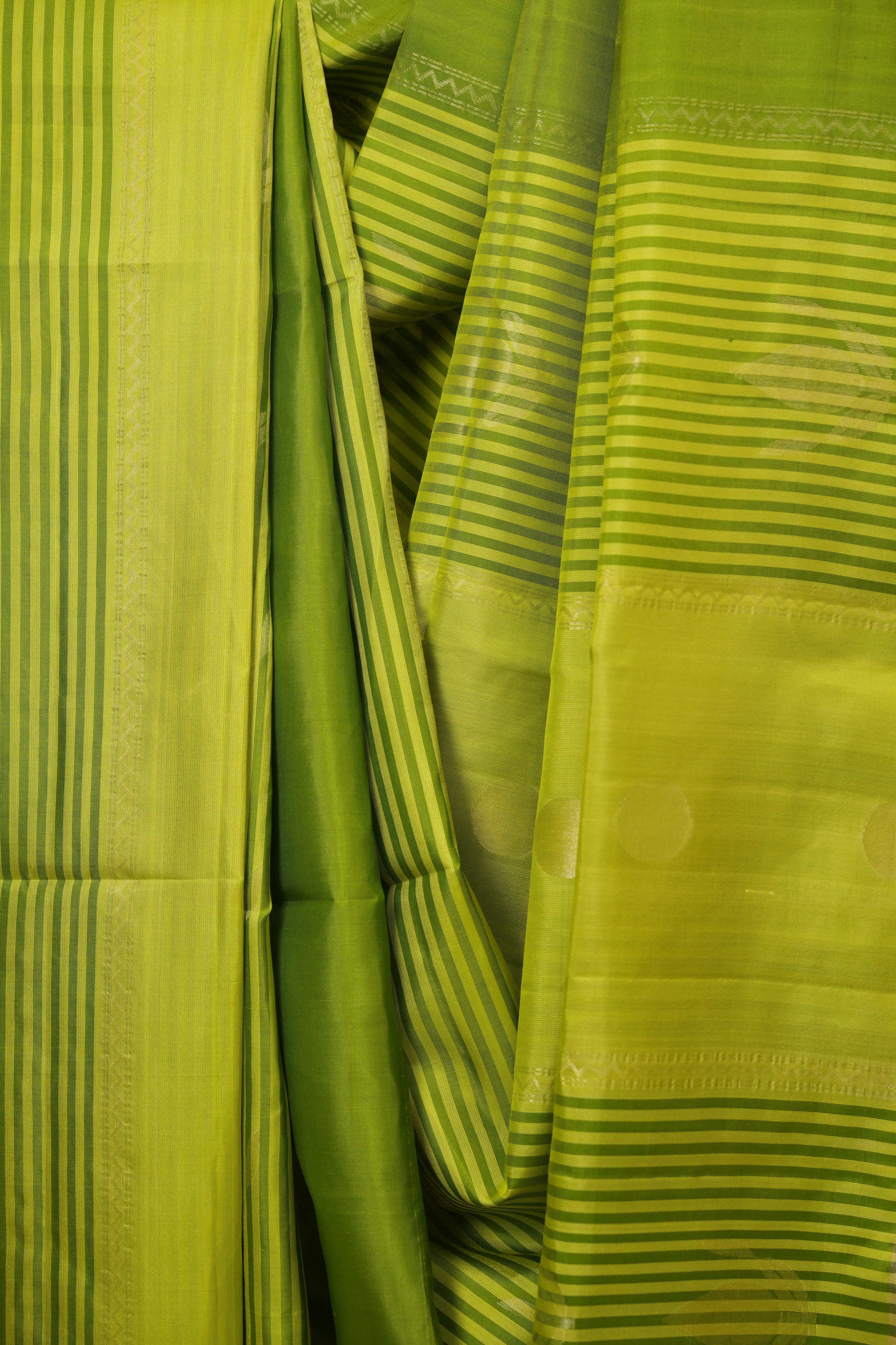 Green Soft Silk Saree - SRGSSS456