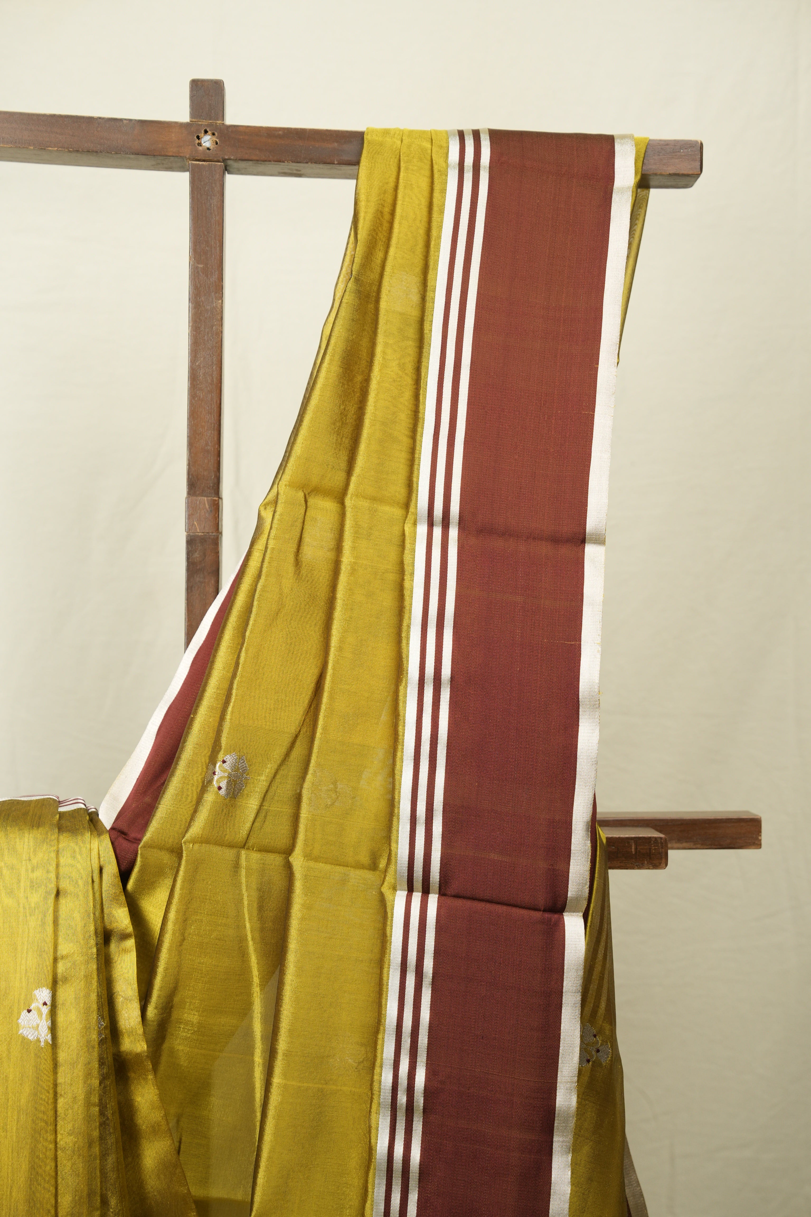 Mehendi Green Chanderi Silk Saree - SRMGCSS532