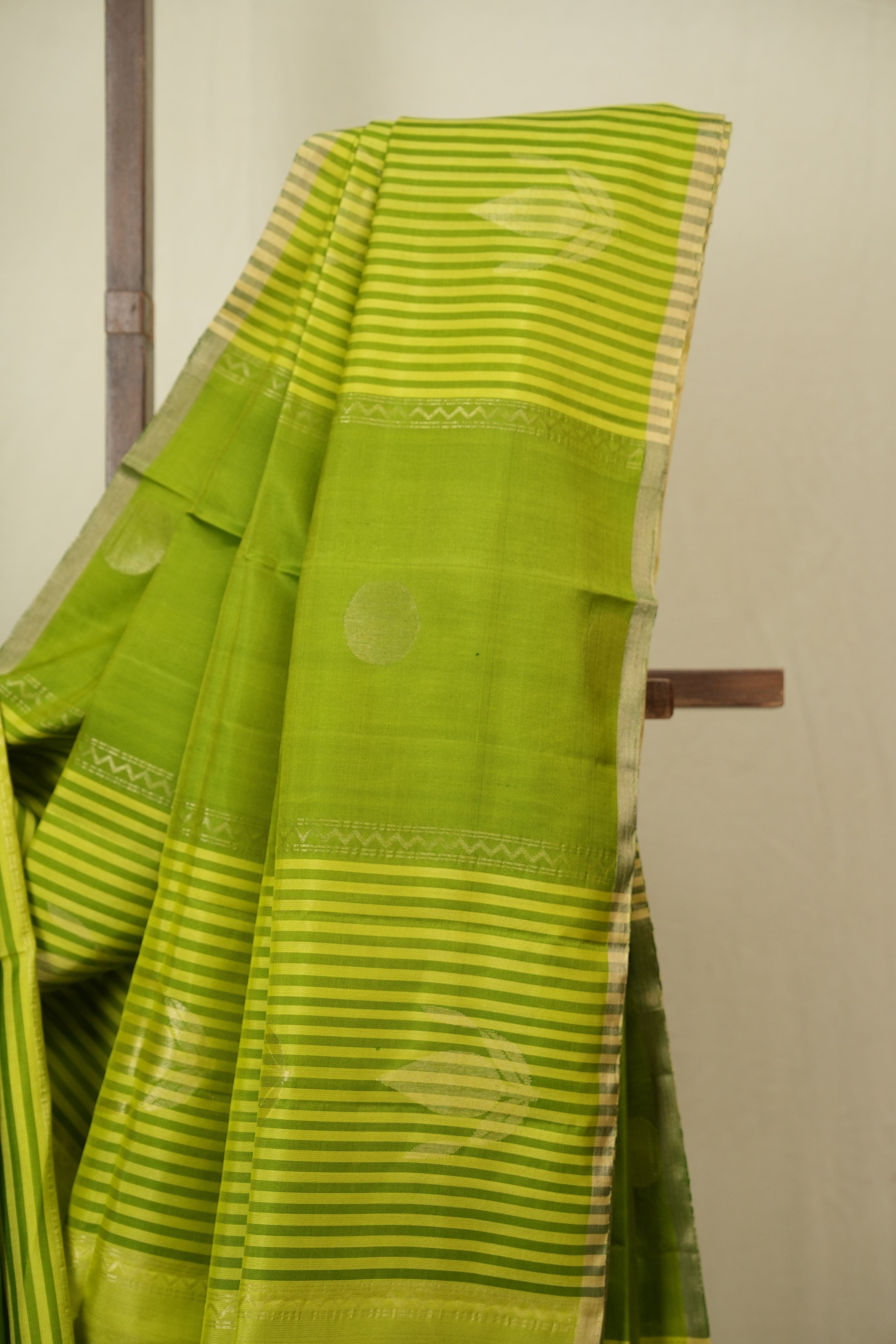 Green Soft Silk Saree - SRGSSS456