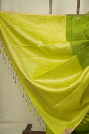 Green Soft Silk Saree - SRGSSS456