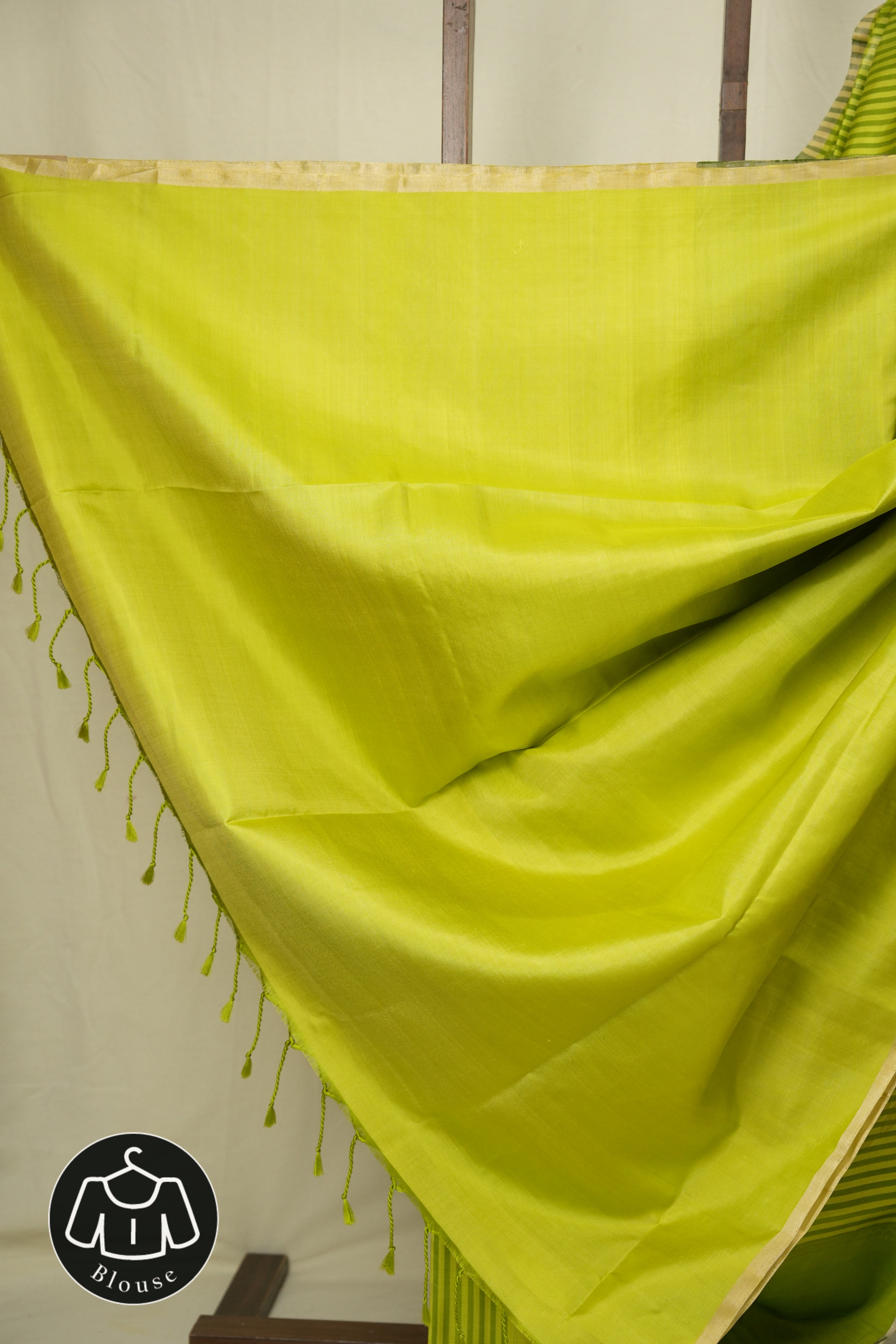 Green Soft Silk Saree - SRGSSS456