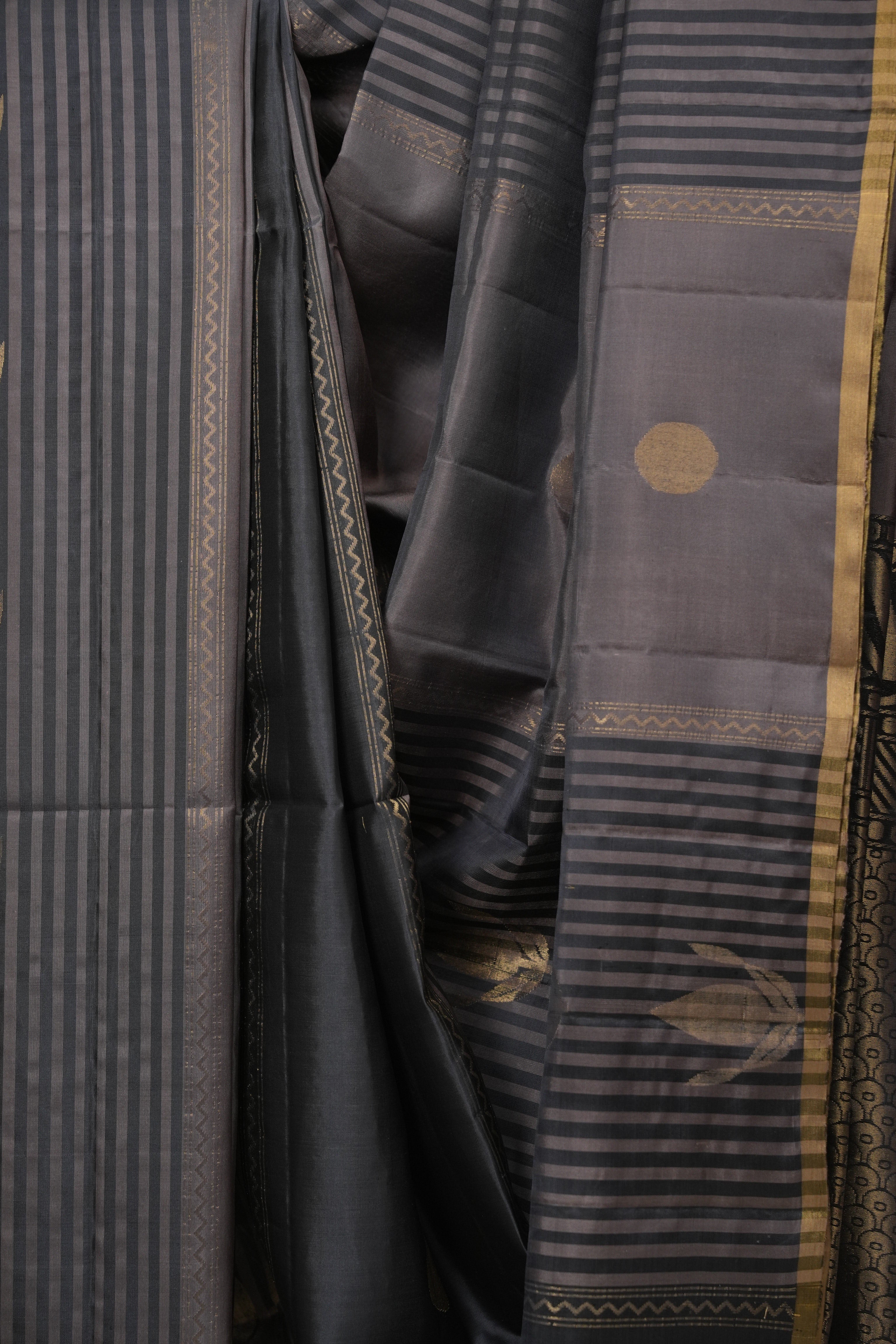 Grey Soft Silk Saree - SRGSSS457