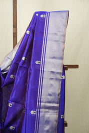 Dual Tone Purple Chanderi Silk Saree - SRSBCSS535