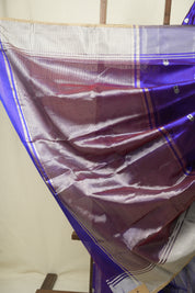 Dual Tone Purple Chanderi Silk Saree - SRSBCSS535