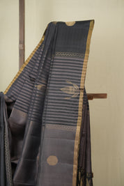 Grey Soft Silk Saree - SRGSSS457