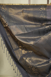 Grey Soft Silk Saree - SRGSSS457
