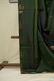 Dark Green Soft Silk Saree - SRDGSSS458