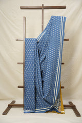 Blue HBP Cotton Saree - SRBCS2988