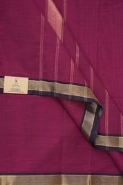 Magenta Kanchi Cotton Saree - SRMKCS1001
