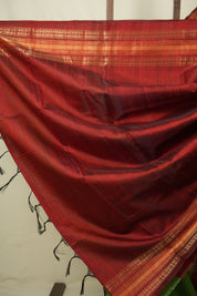 Parrot Green Raw Silk Saree - SRPGRSS1142