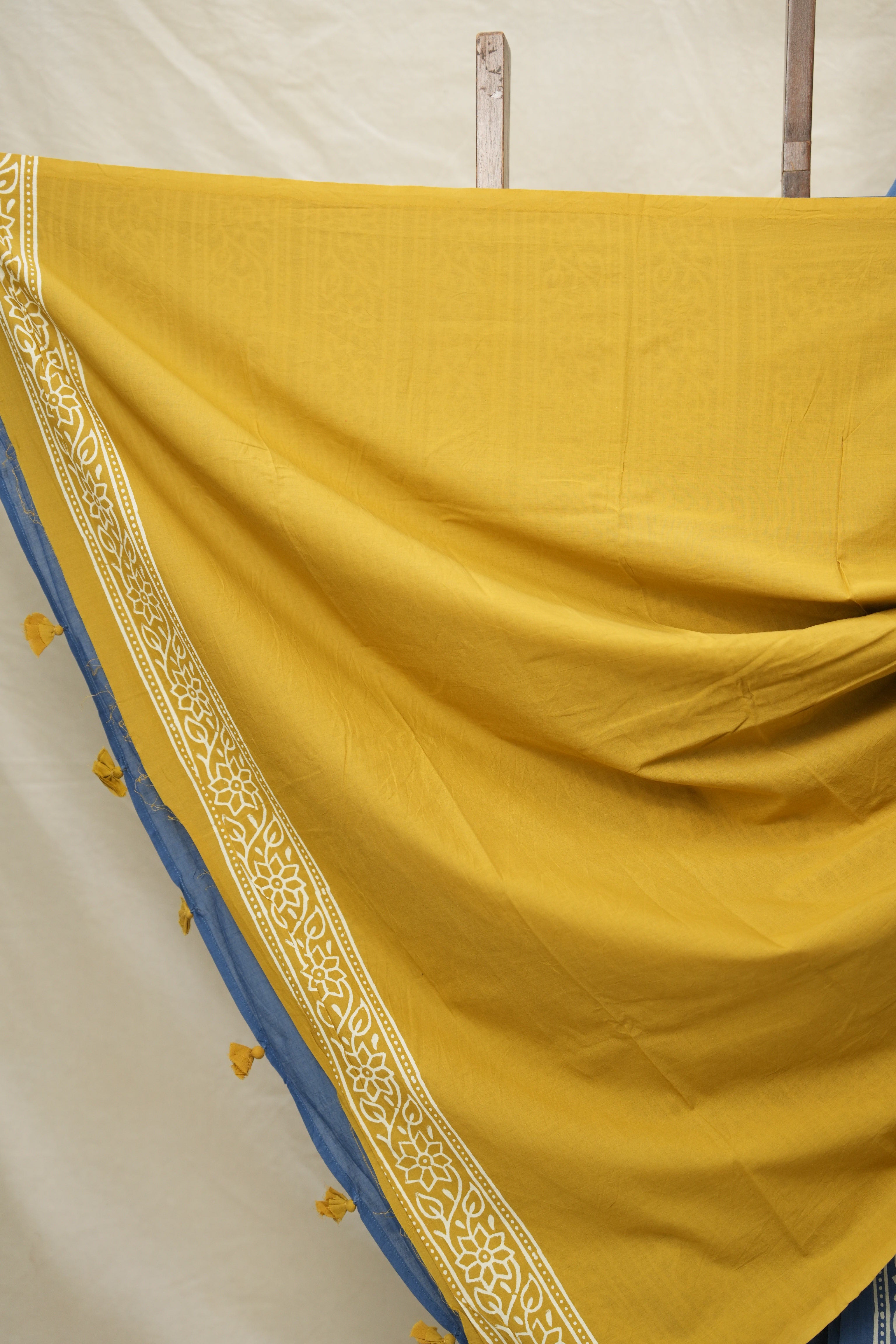 Deep Blue HBP Cotton Saree - SRDBCS2989