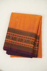 Orange kanchi Cotton Saree - SROKCS1415