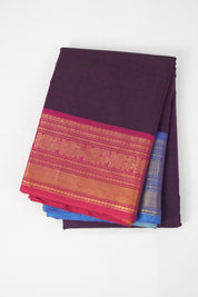 Purple Kanchi Cotton Saree - SRPKCS990