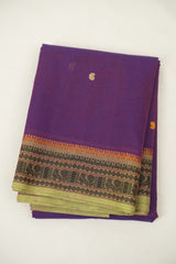 Purple Kanchi Cotton Saree - SRPKCS1409
