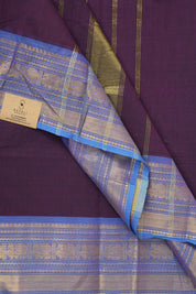 Purple Kanchi Cotton Saree - SRPKCS990