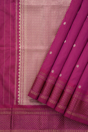 Dark Fuchsia Tissue Cotton Paithani Saree - Saavari -  SSDFTCPSS06