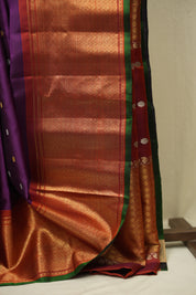 Purple Gadwal Silk Saree - SRPGSS650