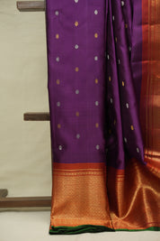 Purple Gadwal Silk Saree - SRPGSS650
