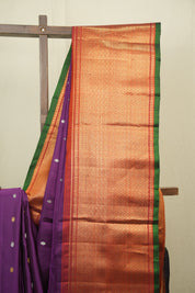 Purple Gadwal Silk Saree - SRPGSS650