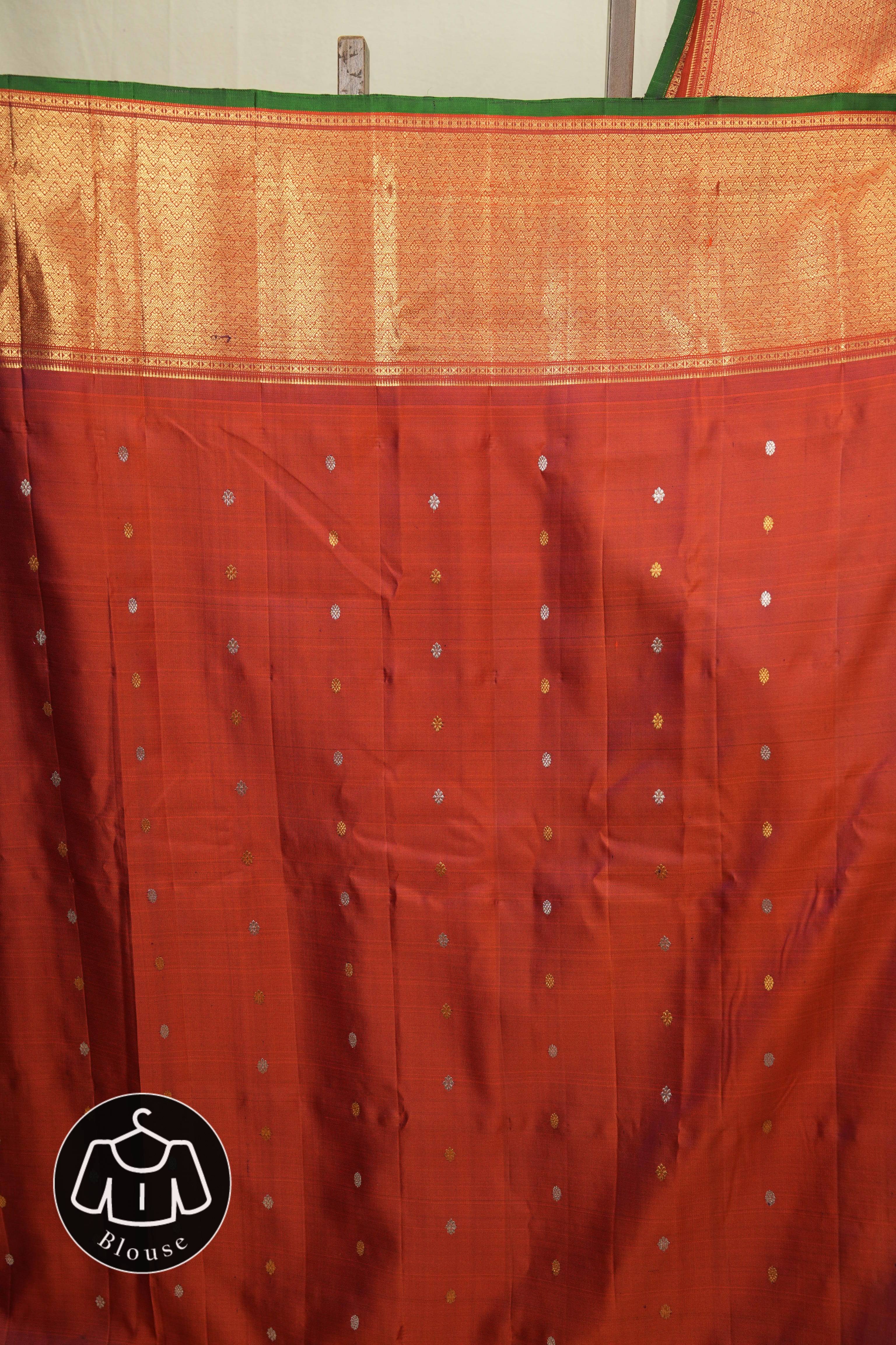 Purple Gadwal Silk Saree - SRPGSS650