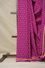 Rani Pink HBP Cotton Saree - SRRPCS3003