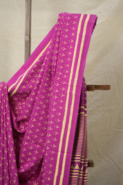 Rani Pink HBP Cotton Saree - SRRPCS3003