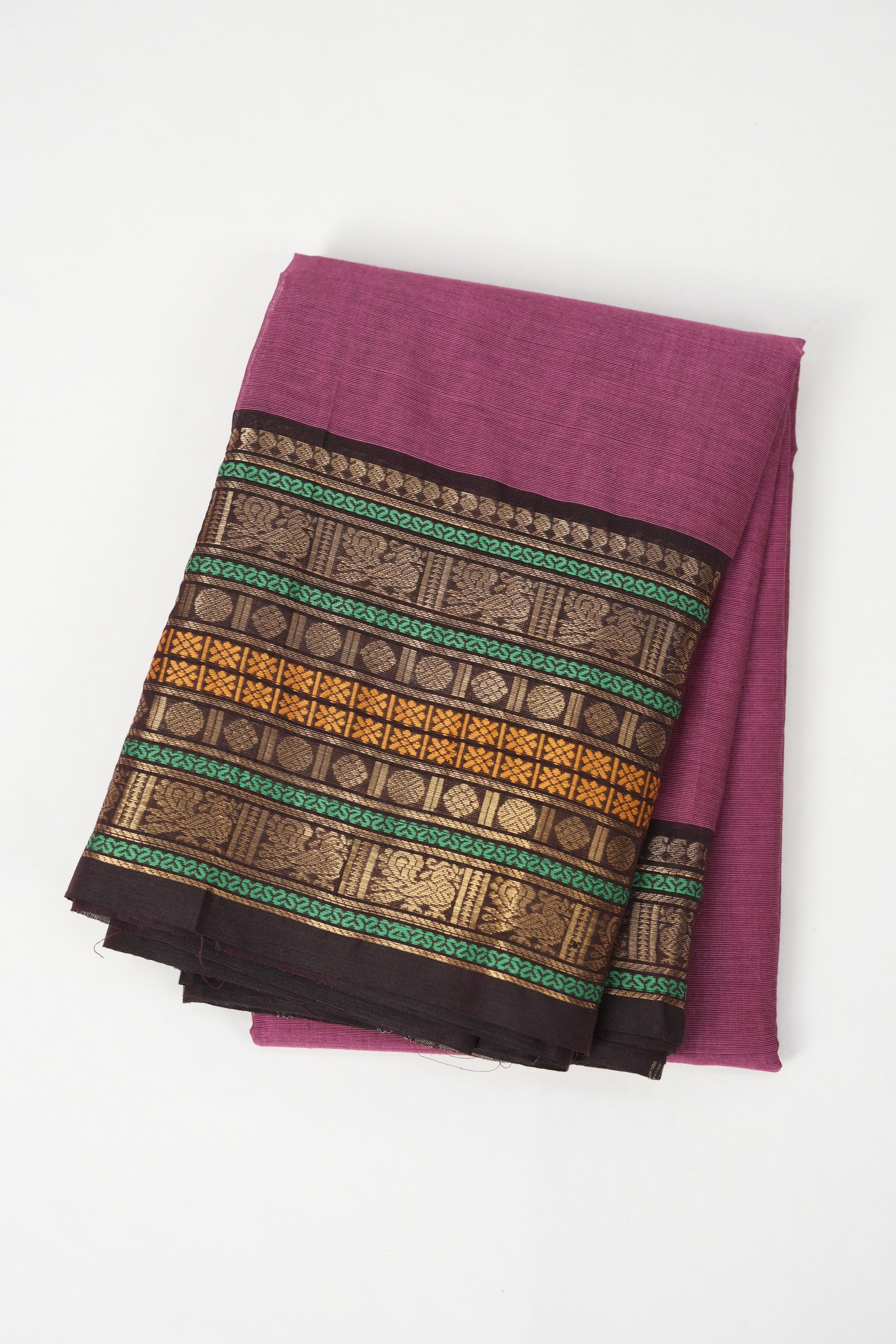 Pink Kanchi Cotton Saree - SRPKCS1027