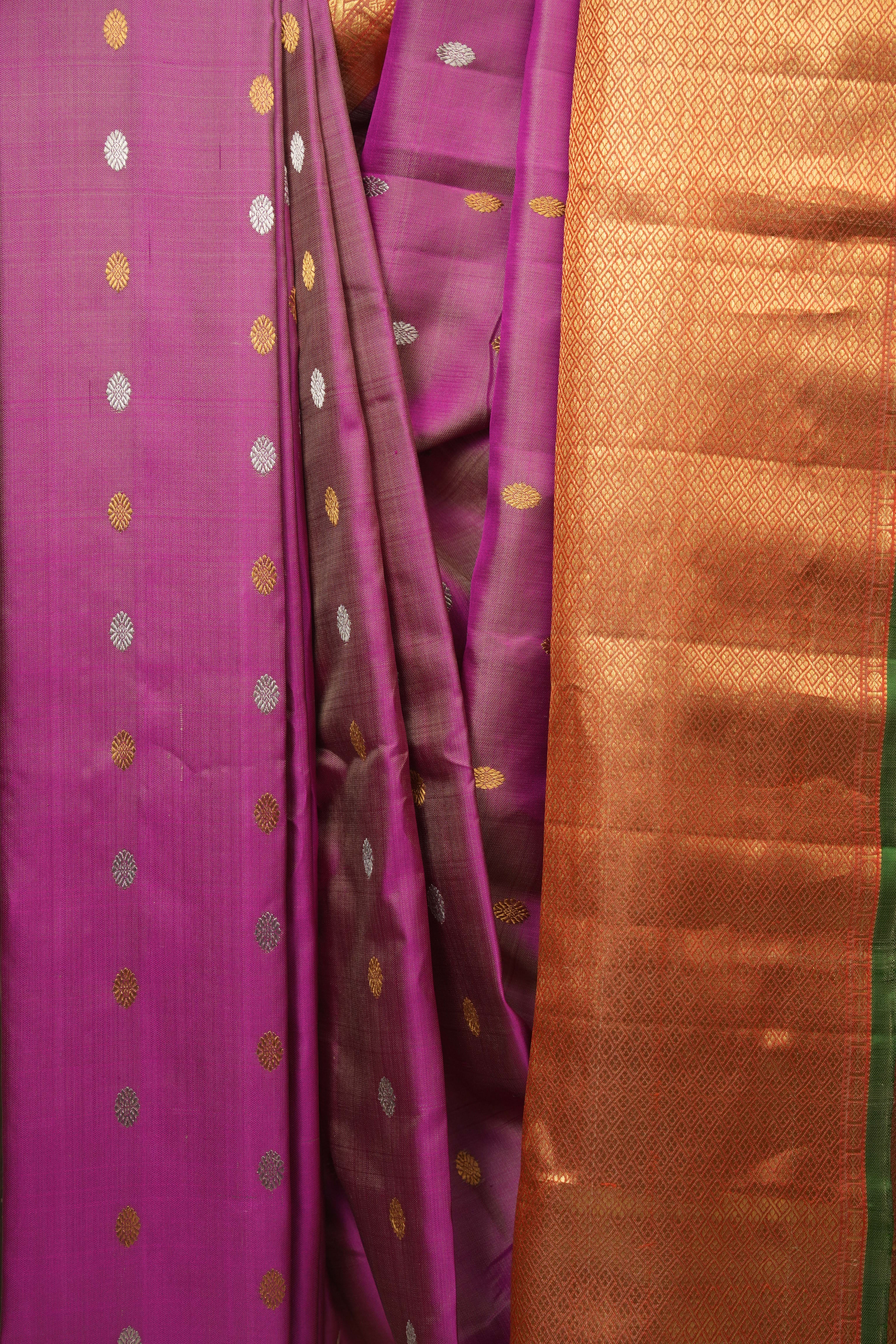 Pink Gadwal Silk Saree - SRPGSS653