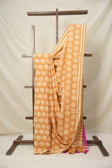 Orange HBP Cotton Saree - SROCS2998