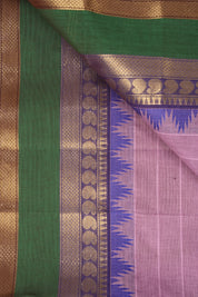 Mauve Kanchi Cotton Saree - SRMKCS1021