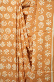 Orange HBP Cotton Saree - SROCS2998