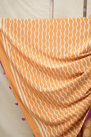Orange HBP Cotton Saree - SROCS2998