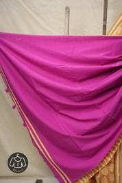 Orange HBP Cotton Saree - SROCS2998