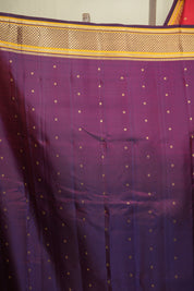 Red Gadwal Silk Saree - SRRGSS646