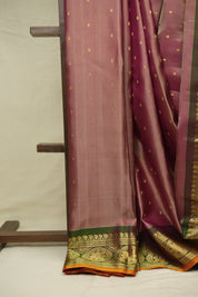 Peach Gadwal Silk Saree - SRPGSS654